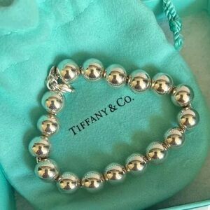 Tiffany & Co HardWear Ball Bracelet Sterling Silver 10mm Bead 7 inch